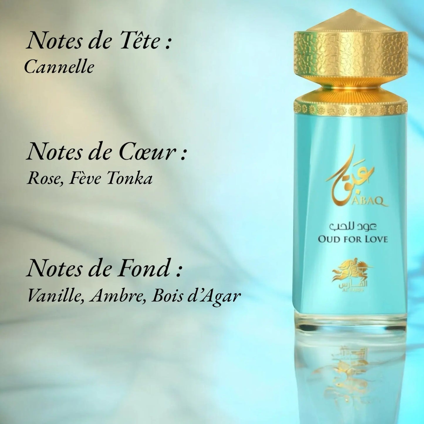 Abaq Oud For Love Eau de Parfum Dubai Al Fares Echantillon 2 ml - YOUBAÏ BAÏYOU