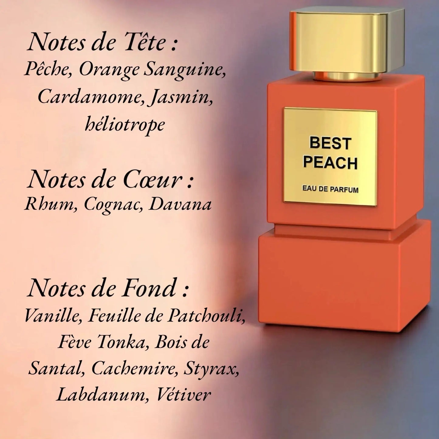 Best Peach Eau de Parfum Dubaï Milestone Echantillon 2 ml - YOUBAÏ BAÏYOU