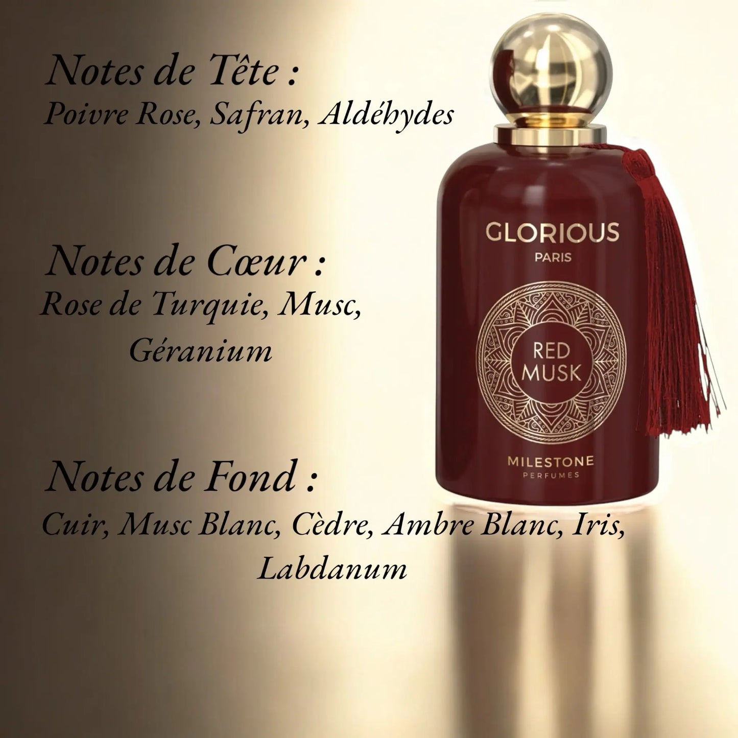 Glorious Paris Red Musk Echantillon 2 ML - YOUBAÏ BAÏYOU Parfums de Dubaï