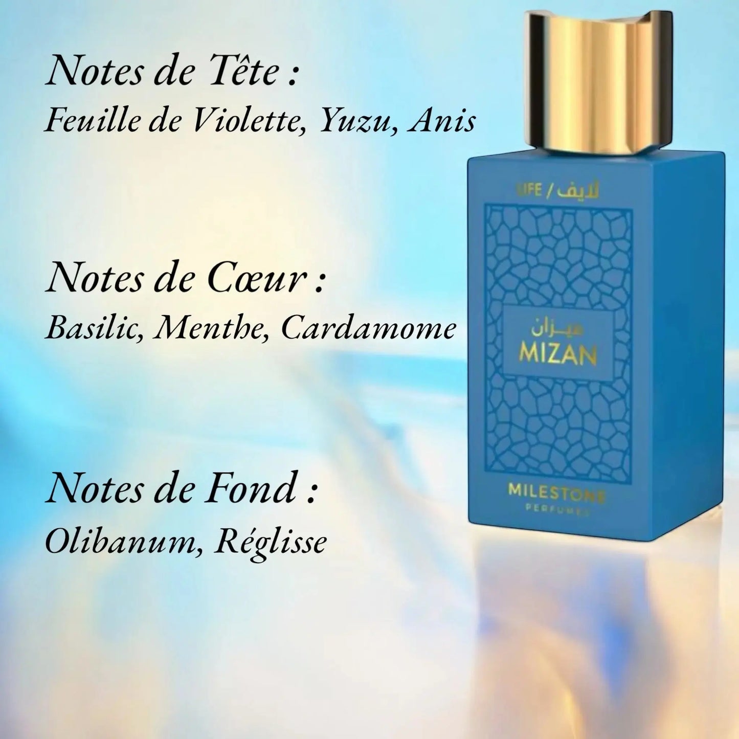Mizan Life Eau de Parfum Milestone Echantillon 2 Ml - YOUBAÏ BAÏYOU