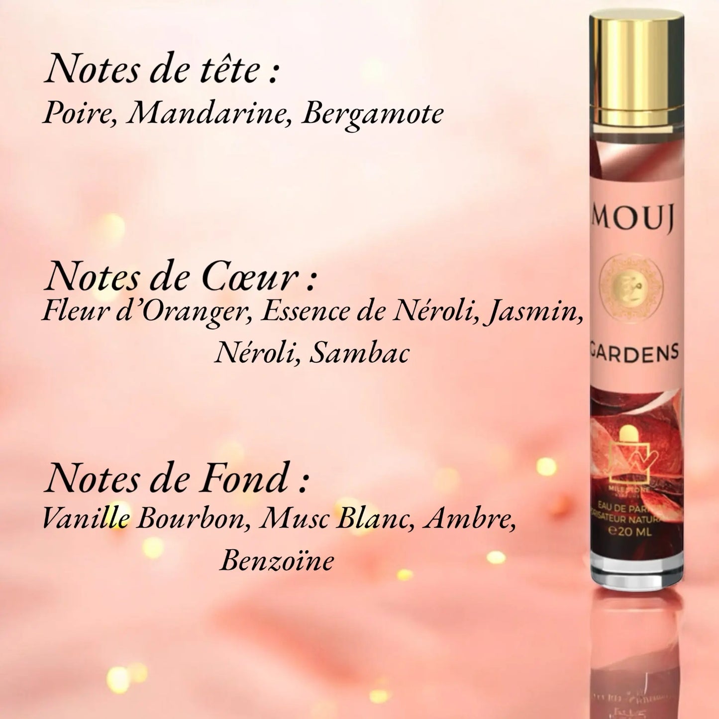 Parfum de Poche Mouj Gardens Eau de Parfum Dubaï Milestone 20 ml - YOUBAÏ BAÏYOU
