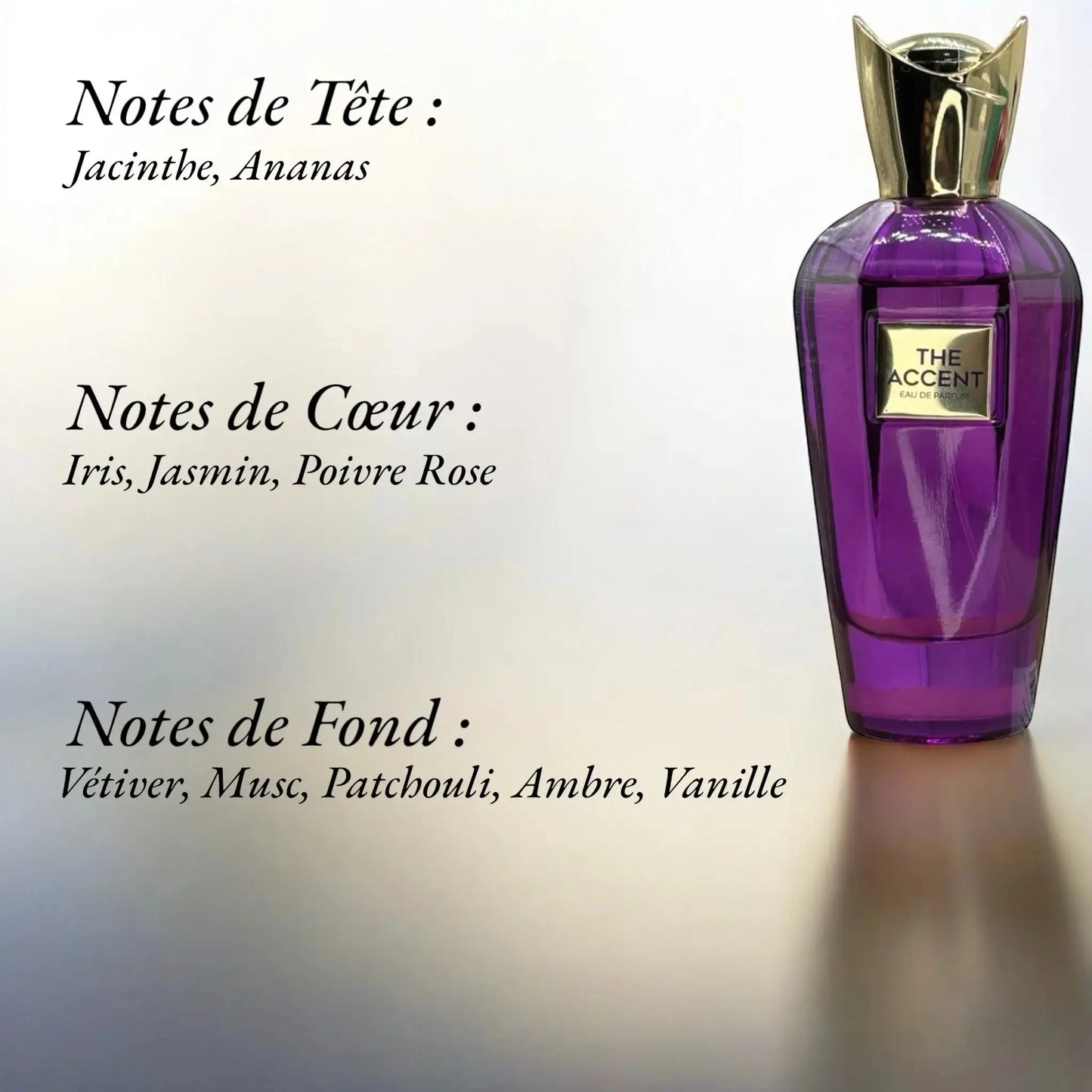 The Accent Eau de Parfum Dubaï Milestone 100ml Youbaï Baïyou - YOUBAÏ BAÏYOU Parfums de Dubaï