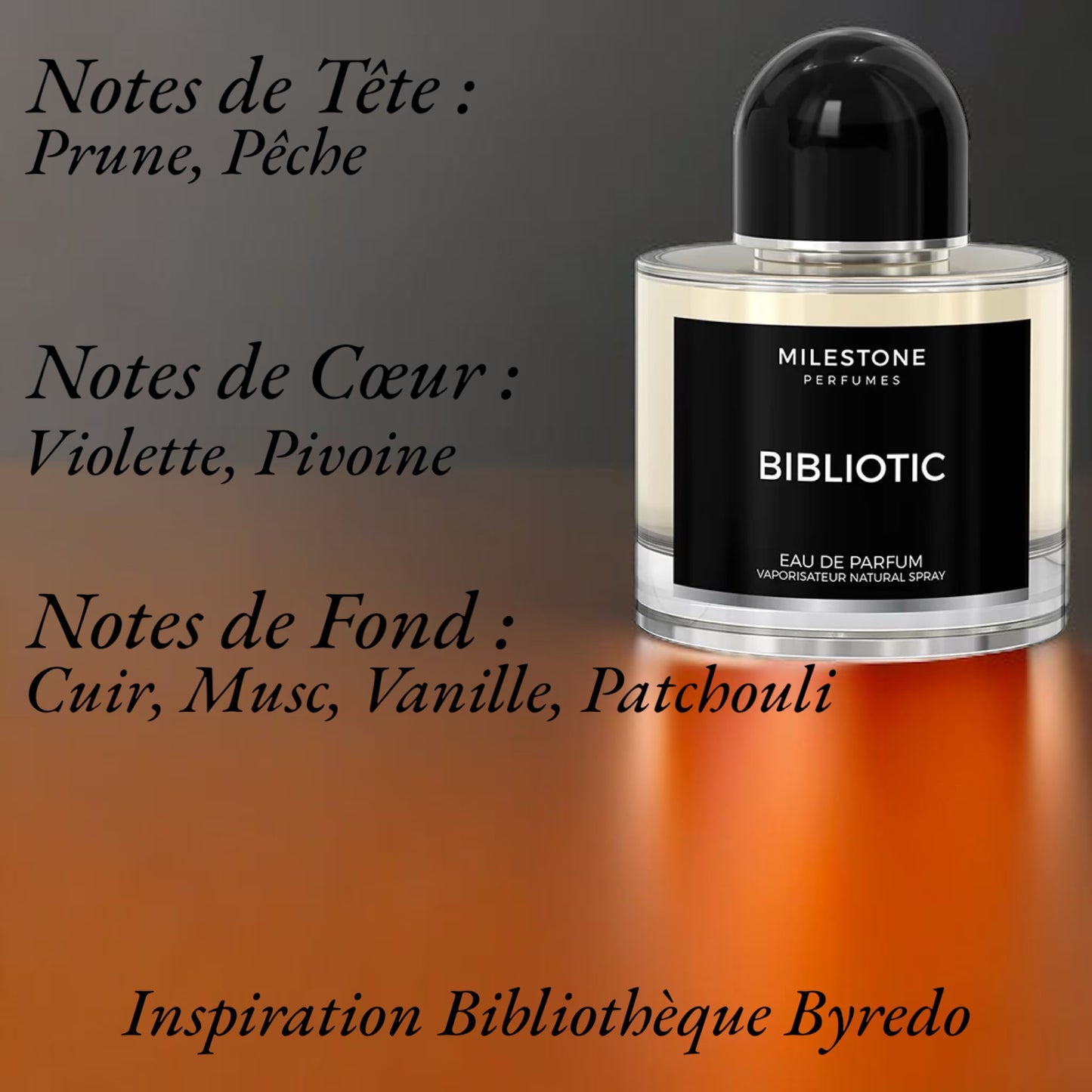 Bibliotic eau de parfum Dubaï Milestone 100ml Youbaï Baïyou