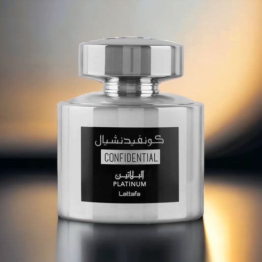 Confidential Platinium Eau de Parfum Dubaï Lattafa 100 ml Youbaï Baïyou