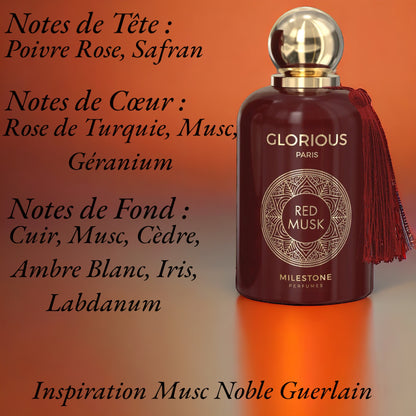 Glorious Paris Red Musk Eau de Parfum Dubaï Milestone 100ml Youbaï Baïyou