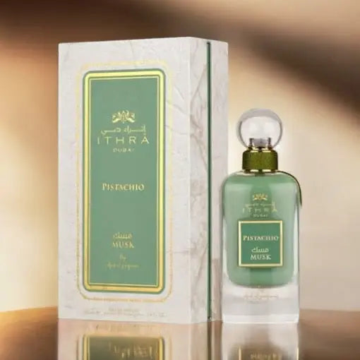 Ithra Pistachio Echantillon 2 ML - YOUBAÏ BAÏYOU Parfums de Dubaï