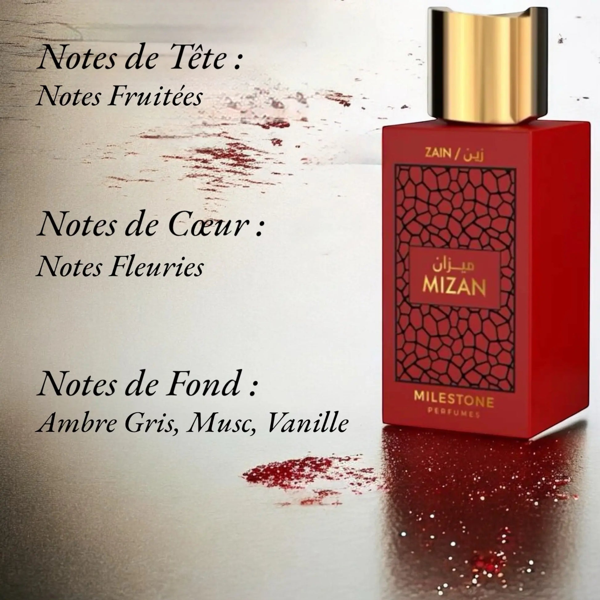 Mizan Zain Eau de Parfum Milestone Echantillon 2 Ml - YOUBAÏ BAÏYOU