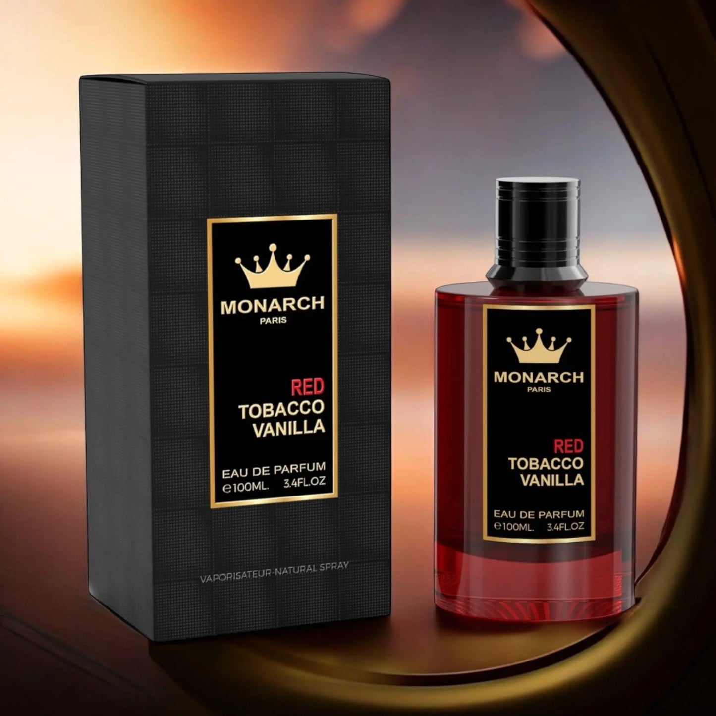 Monarch Paris Red Tobacco Vanilla Eau de Parfum Dubaï Emper 100 ml - YOUBAÏ BAÏYOU