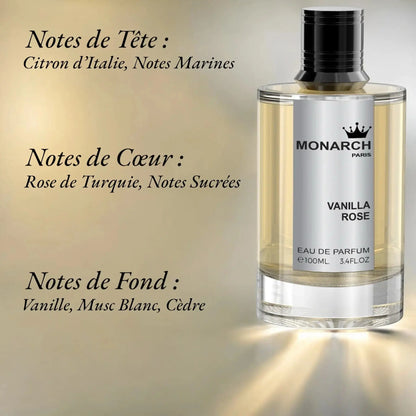 Monarch Paris Vanilla Rose Echantillon 2 ML - YOUBAÏ BAÏYOU Parfums de Dubaï