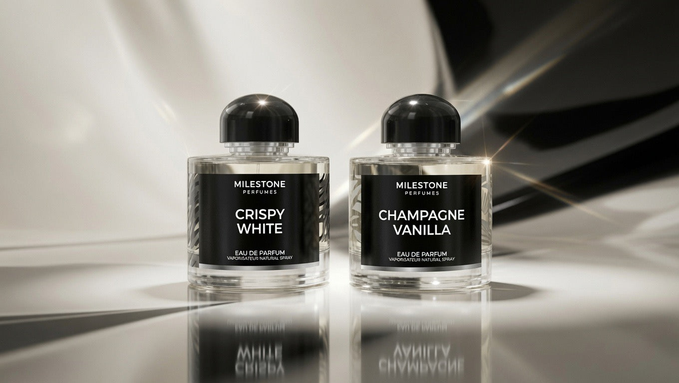Pack Champagne Vanilla & Crispy White – Eau de Parfum 100 ml x 2 | Milestone