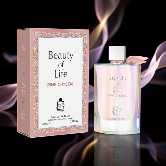 Beauty of Life Pink Crystal – Eau de Parfum 80 ml | Milestone