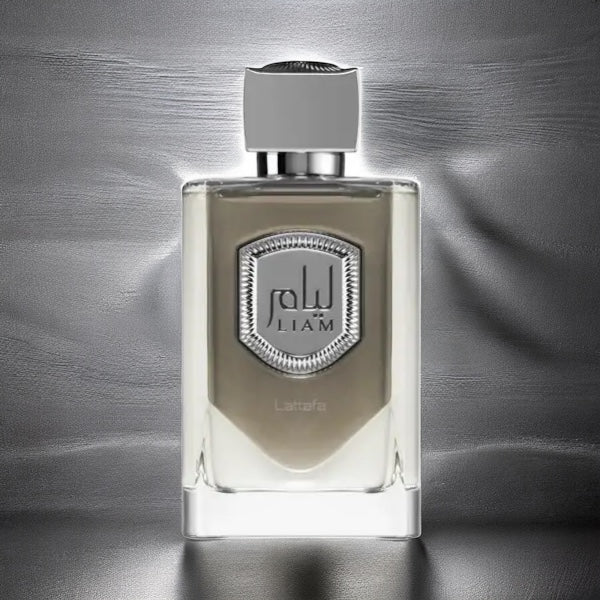 Parfum Liam Grey Lattafa | Eau de Parfum Unisexe Boisée & Épicée | 100 ml