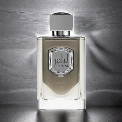 Parfum Liam Grey Lattafa | Eau de Parfum Unisexe Boisée & Épicée | 100 ml